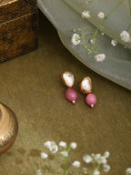 Ruby Raang Pink Kundan Studs | Grab2Buy