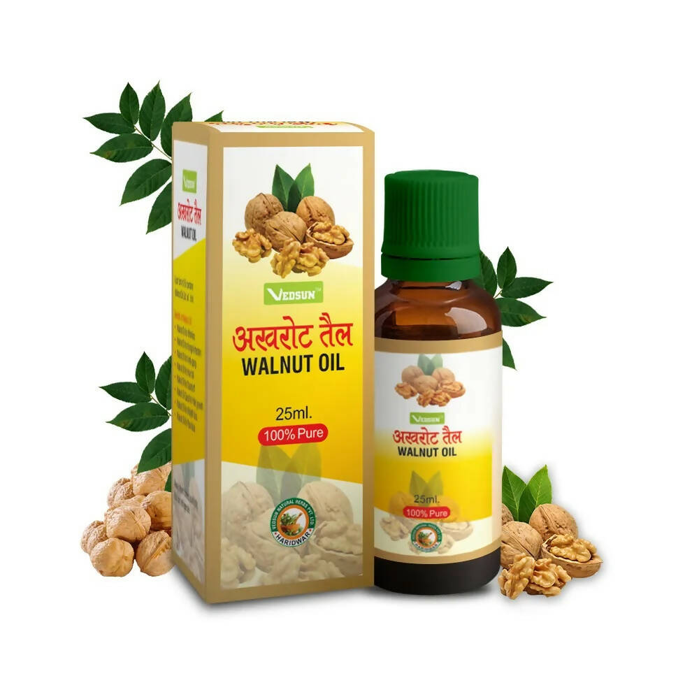 Vedsun Naturals Walnut Oil Pure and Organic for skin and Hair For Baby's Massage | Grab2Buy
