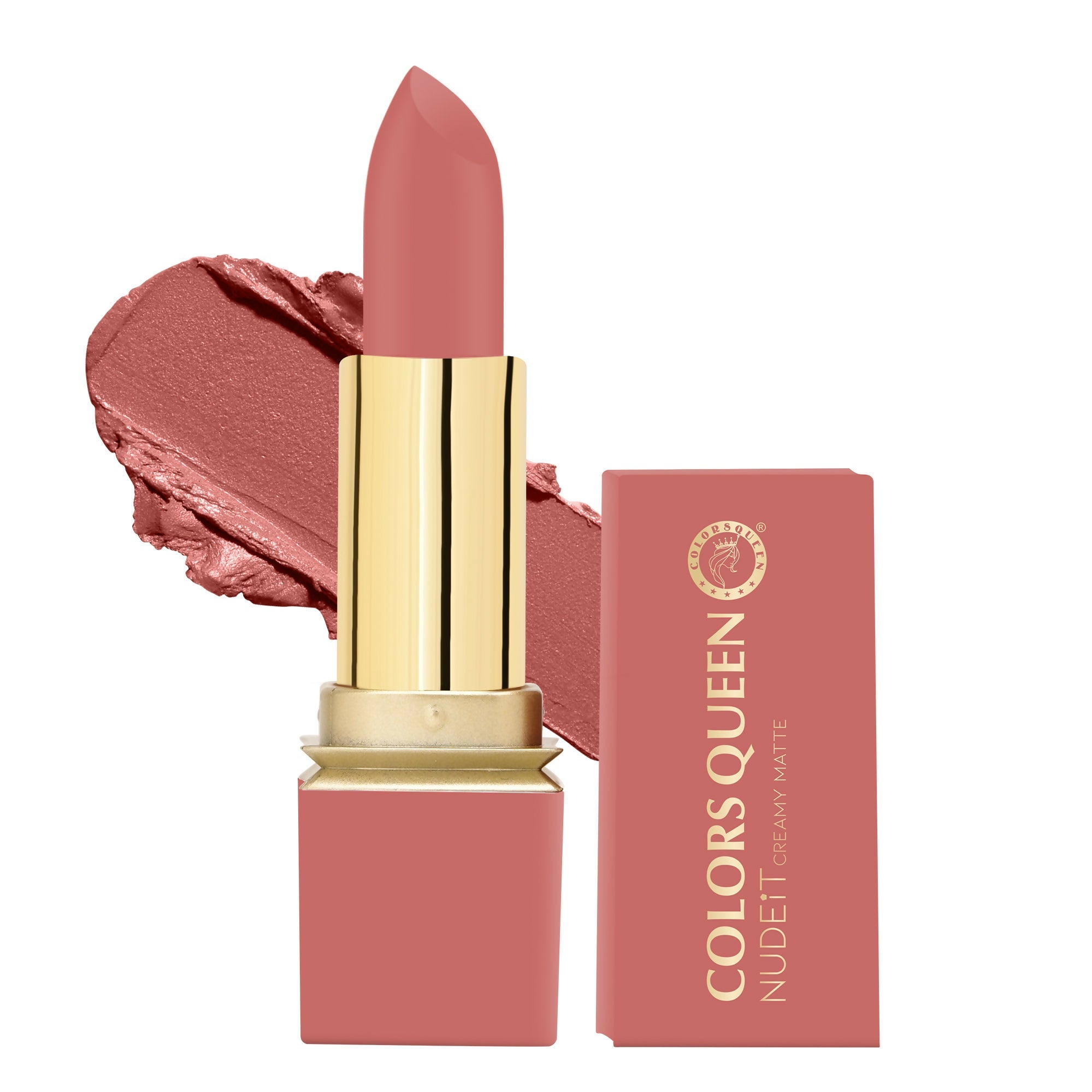 Colors Queen Nude It Creamy Matte Lipstick - Coral Kiss | Grab2Buy