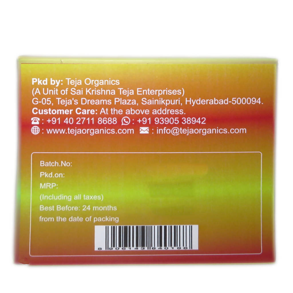 Teja Organics Hibiscus & Lemongrass Tea Bags | Grab2Buy
