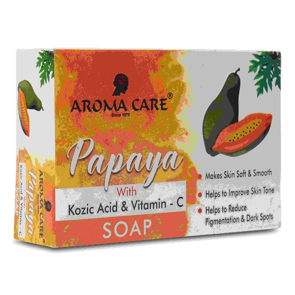 Aroma Care Papaya With Kozic Acid & Vitamin-C Whitening Soap | Grab2Buy