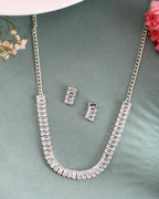 VOJ Women Silver Color stainless steel Jewellery Set