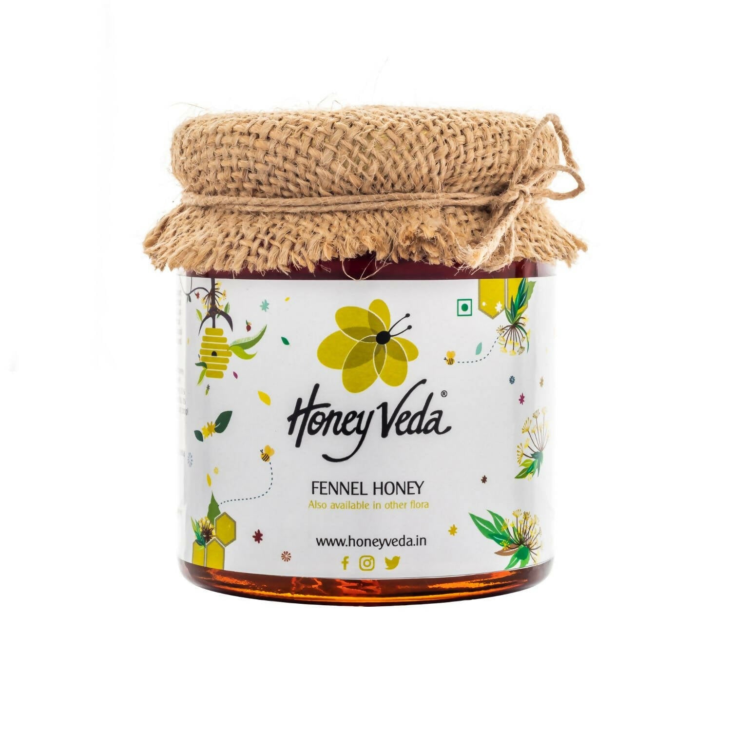 HoneyVeda Premium Raw Fennel Honey | Grab2Buy