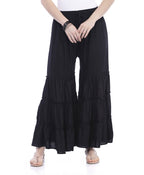 Mominos Fashion Trendy Cotton Black Palazzo | Grab2Buy