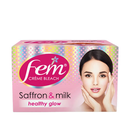 Fem Saffron & Milk Healthy Glow Creme Bleach | Grab2Buy