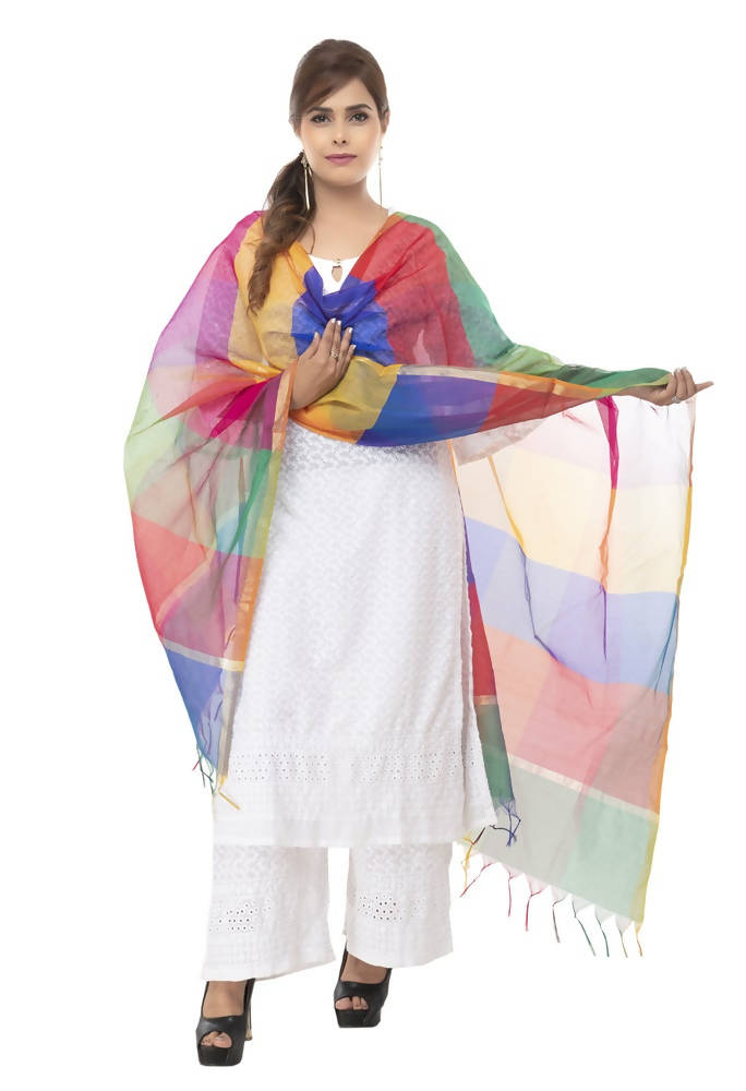 Mominos Fashion Multi Banarsi Multi Dupatta | Grab2Buy