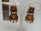 Terracotta Dazzling Temple Jhumkas | Grab2Buy