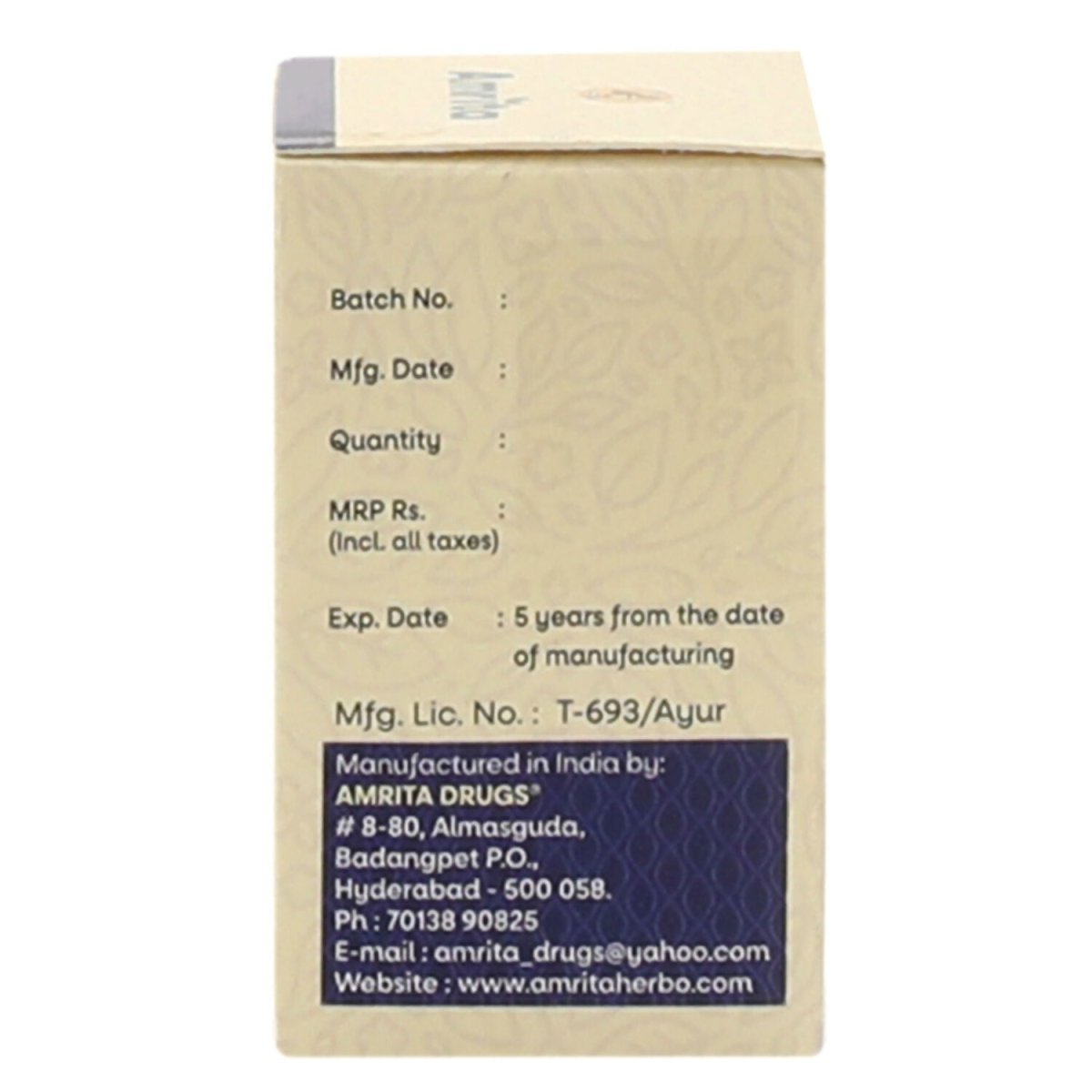 Amrita Kamdudha Ras Moti Tablets | Grab2Buy