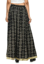 Mominos Fashion Moeza Cotton Black Printed Lehenga (Lancha) | Grab2Buy