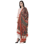 A R Silk Modal Kalamkari Print Dupatta | Grab2Buy