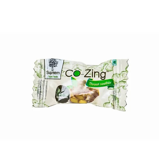 Supreem Super Foods Co-Zing Throat Soother Candy | Grab2Buy