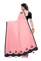Vamika Designer Peach Dola Silk Saree | Grab2Buy