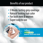 Nisha Quick Color Shampoo Hair Color-Original Black