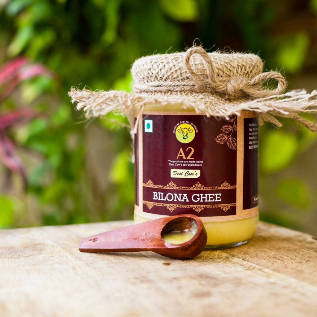 A2 Organics Desi Gir Cow A2 Bilona Ghee | Cultured Ghee | Vedic Bilona Method Ghee | Swadesiicart