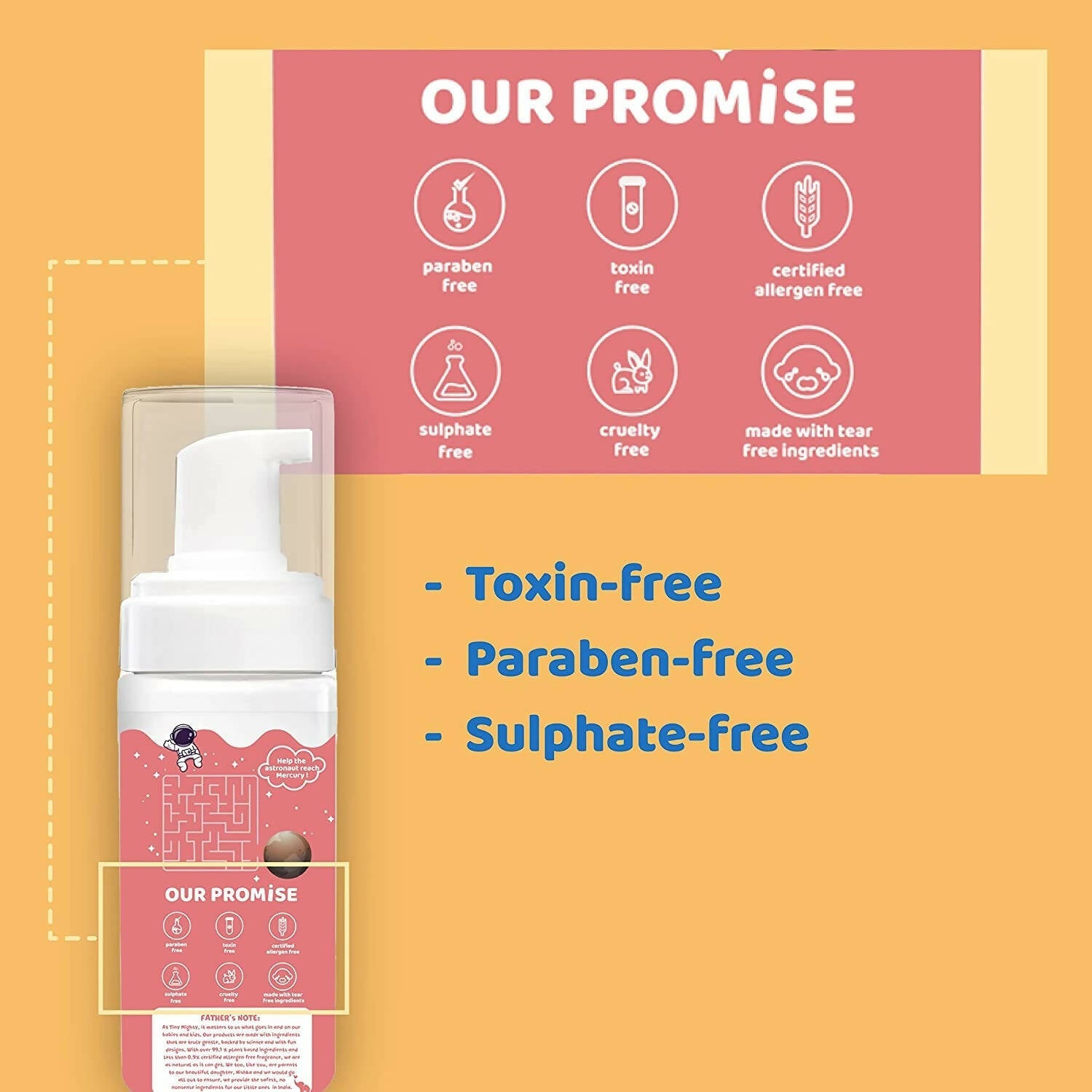 Tiny Mighty Kids Foam Body Wash | Grab2Buy