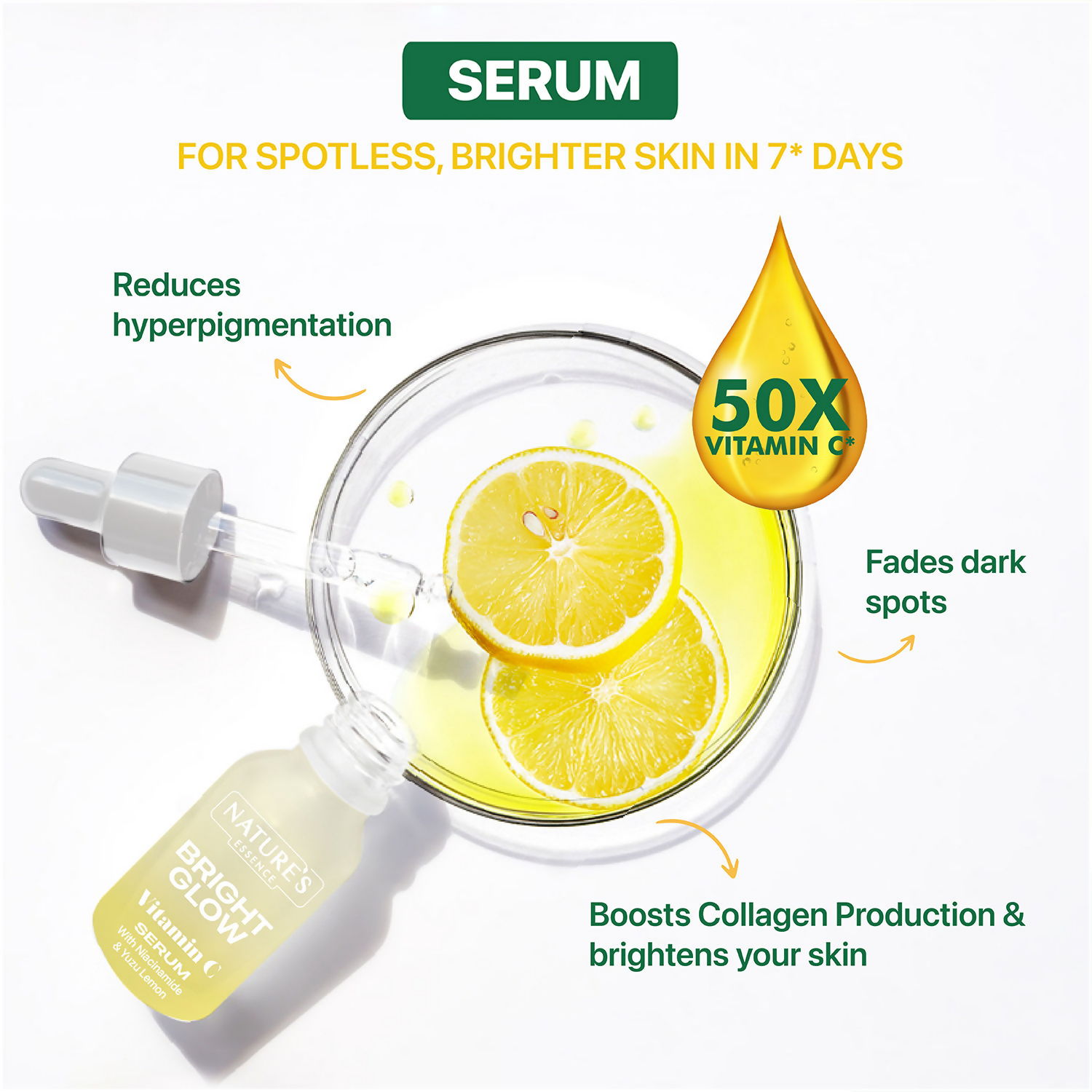 Nature's Essence Bright Glow Vitamin C Serum | Grab2Buy