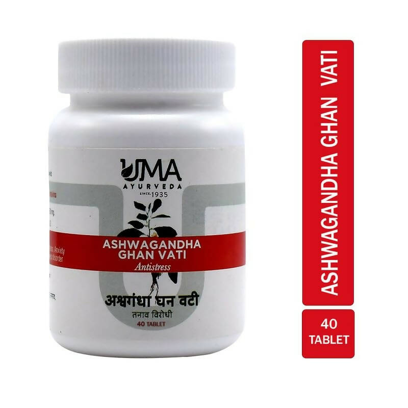 Uma Ayurveda Ashwagandha Ghan Vati Tablets | Grab2Buy