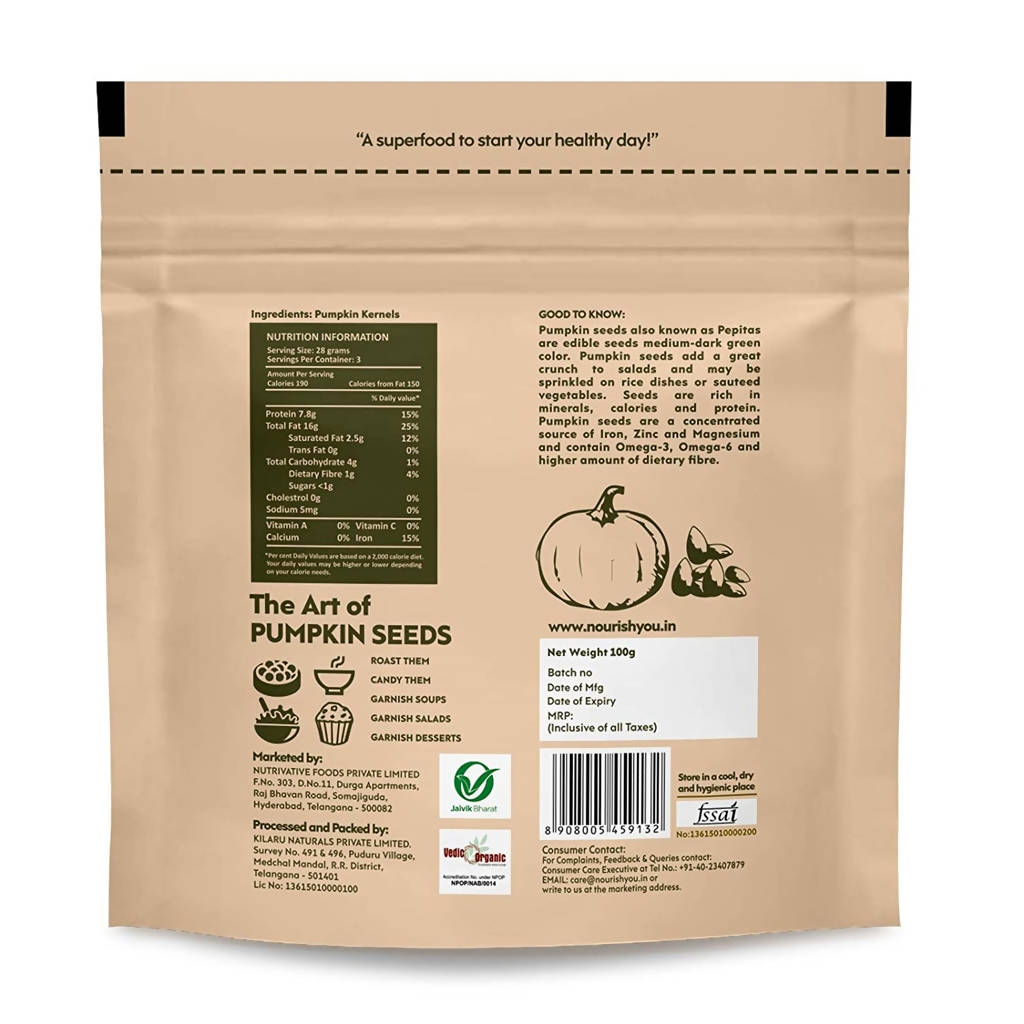 Nourish You Organic Pumpkin Seeds | Grab2Buy