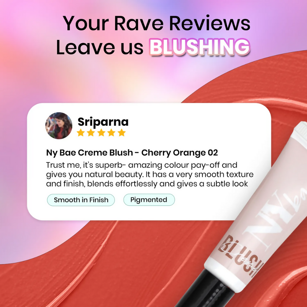 NY Bae Creme Blush - Cherry Orange 02 | Grab2Buy