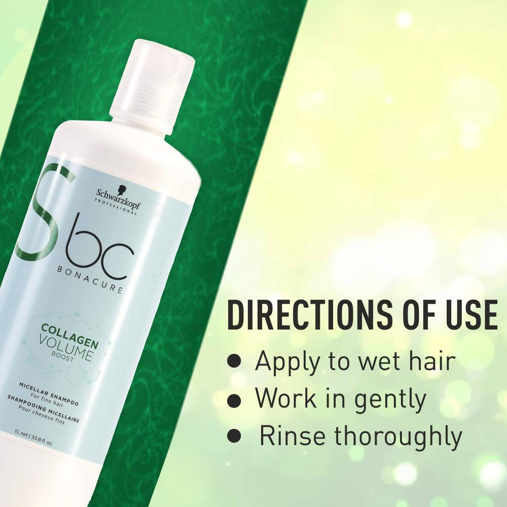 Schwarzkopf Professional BC Bonacure Collagen Volume Boost Micellar Shampoo | Grab2Buy