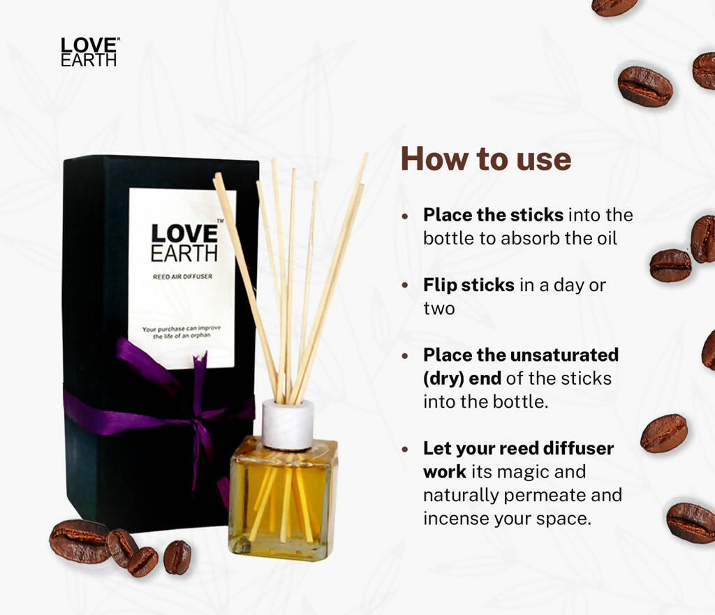 Love Earth Reed Diffuser-Coffee | Grab2Buy
