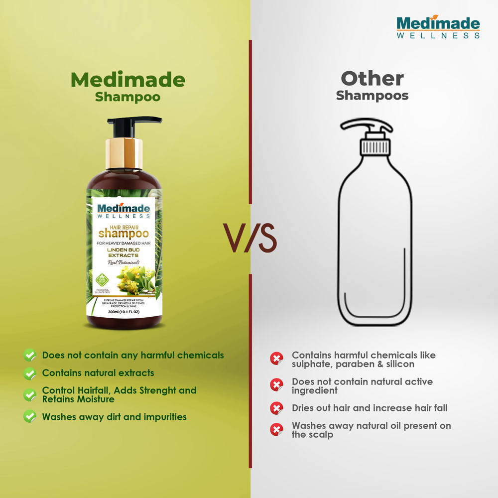 Medimade Wellness Hair Repair Shampoo with Linden Bud Extracts | Grab2Buy