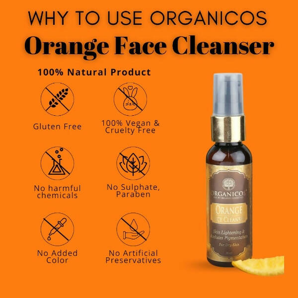Organicos Orange Face Cleanser | Grab2Buy