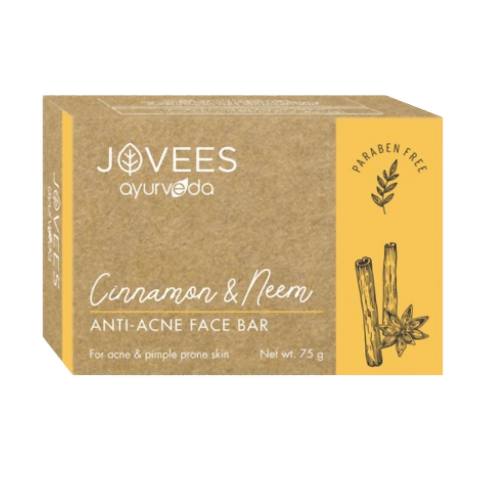 Jovees Cinnamon & Neem Anti Acne Face Bar Soap | Grab2Buy