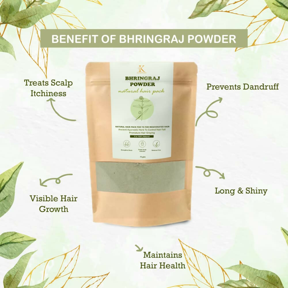 Kimayra Bhringraj Powder For Hair Growth & Reduces Frizz | Grab2Buy