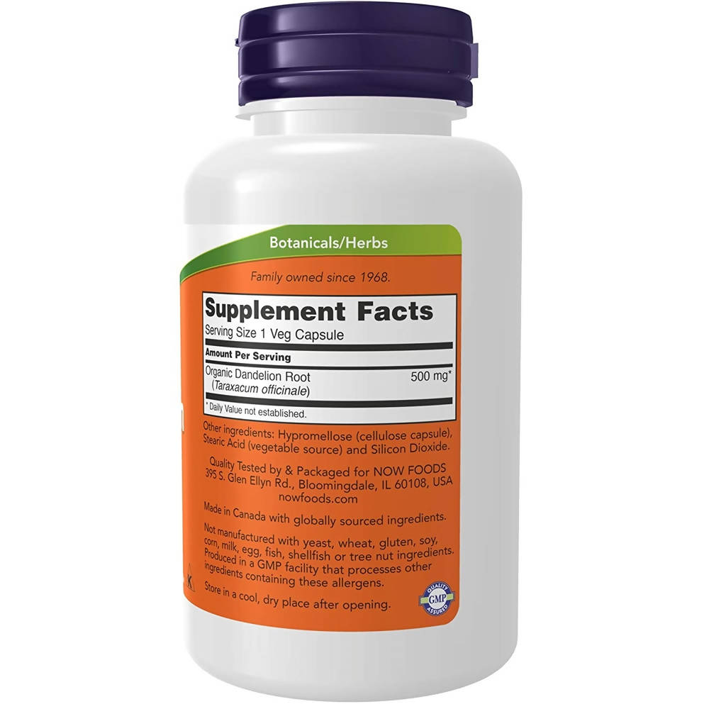Now Foods Dandelion Root 500mg Veg Capsules | Grab2Buy