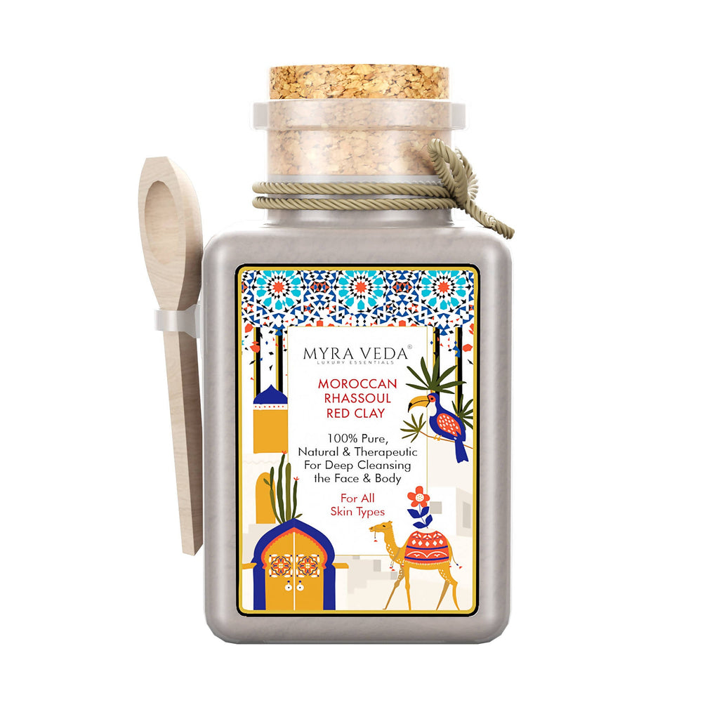Myra Veda Moroccan Rhassoul Red Clay | Grab2Buy