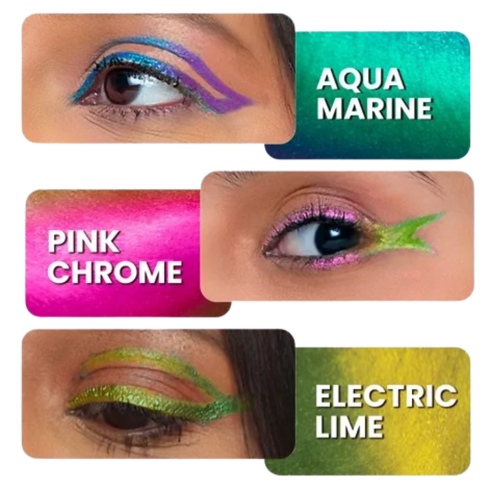 NY Bae Holographic Gel Eyeliner - Pink Chrome 02