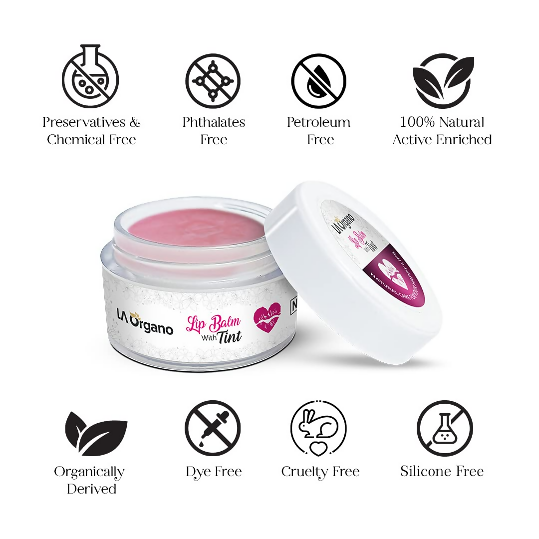 LA Organo Tint Lip Balm For Dry Chapped Lips | Grab2Buy