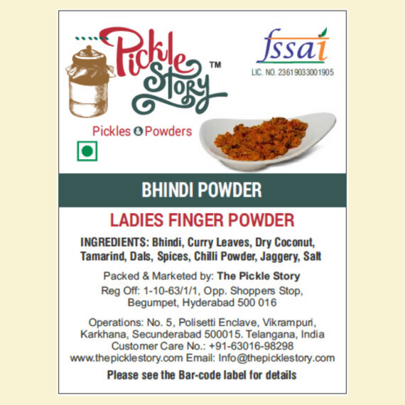 The Pickle Story Ladies Finger/Bhindi/Okra Powder | Grab2Buy