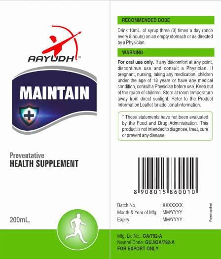 Aayudh Maintain | Grab2Buy