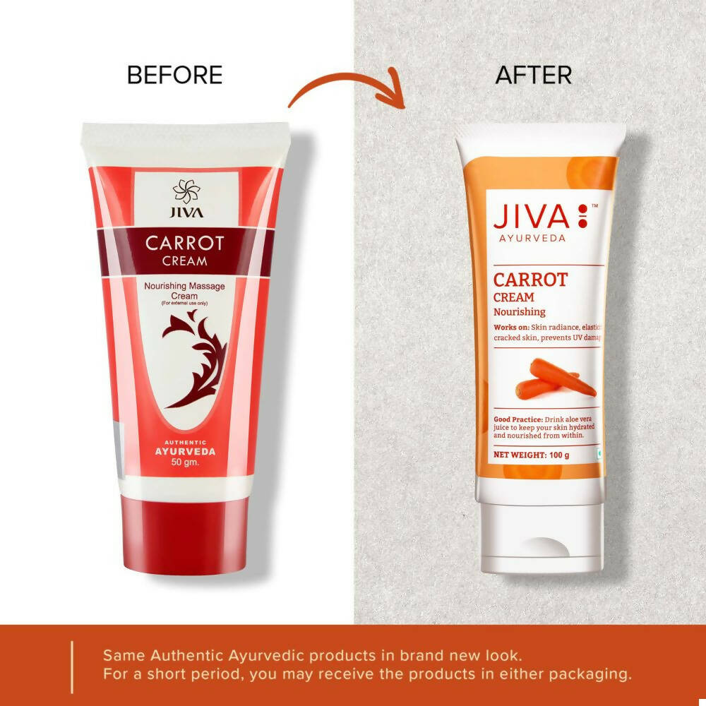 Jiva Ayurveda Carrot Face Cream | Grab2Buy