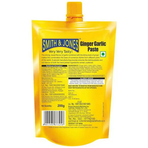 Smith & Jones Ginger Garlic Paste | Grab2Buy