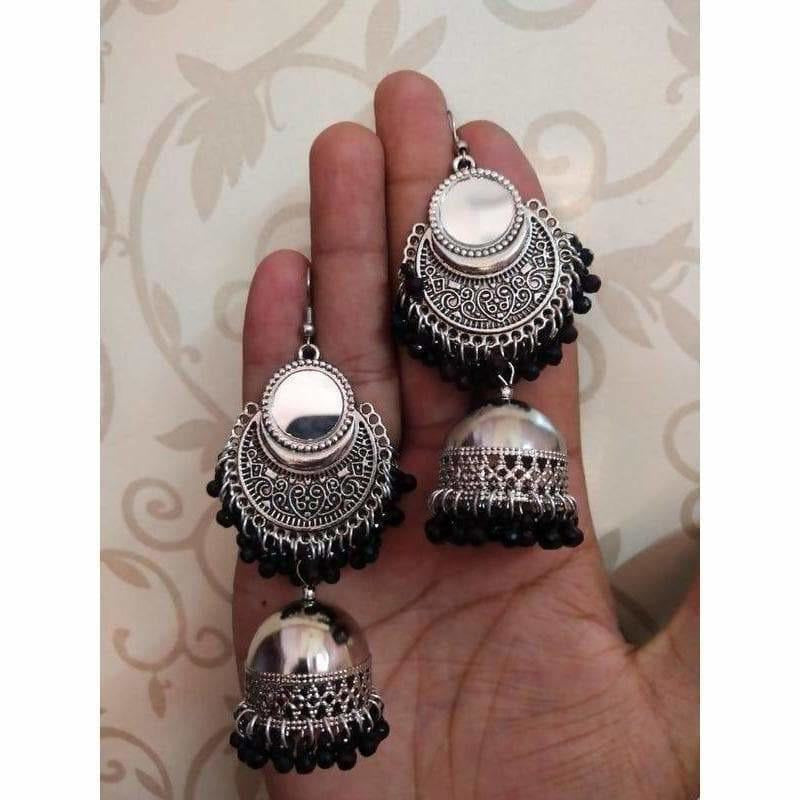 MS Fashion India Women Artificial Jewellery Earring Color-Black | Grab2Buy