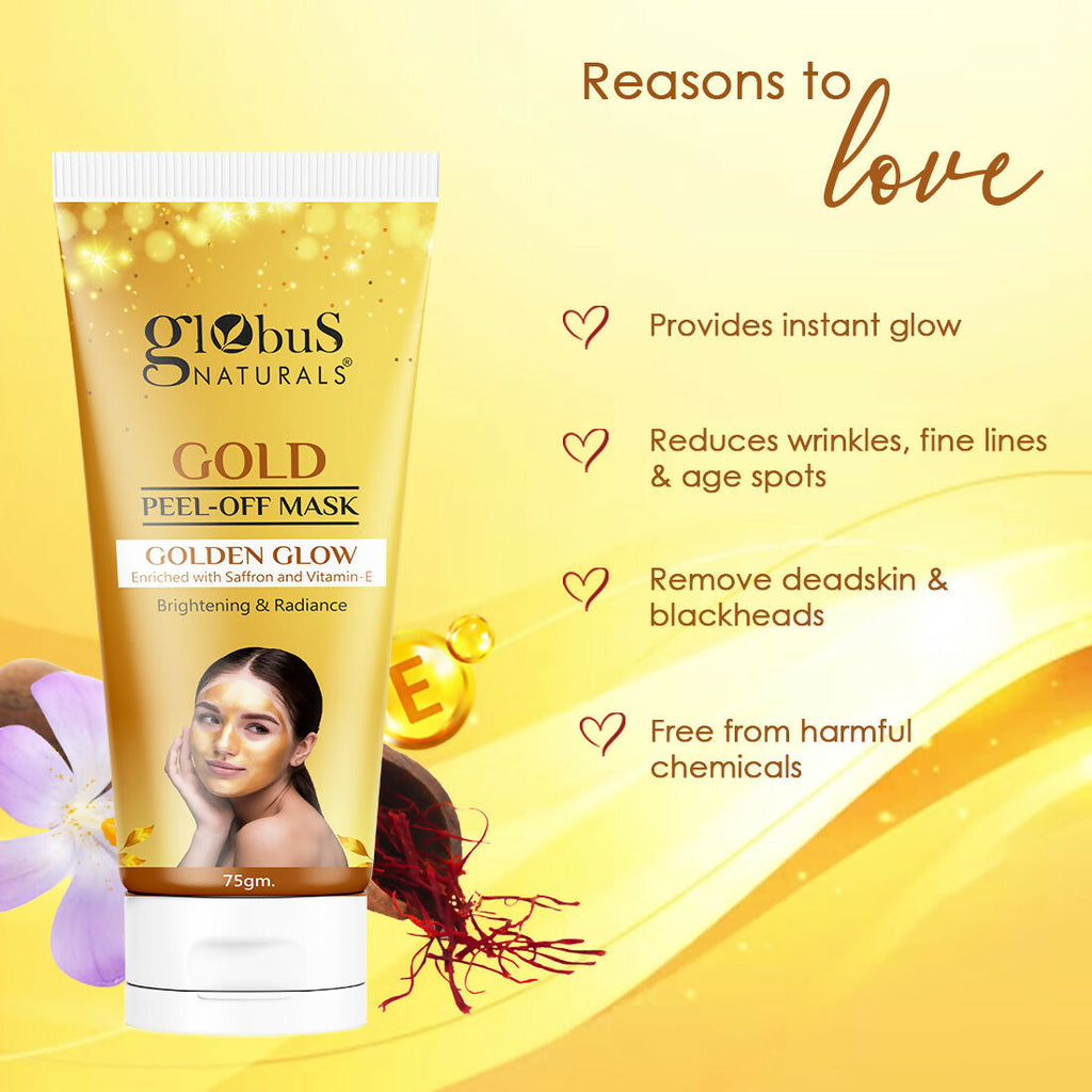 Globus Naturals Gold Peel Off Mask | Grab2Buy