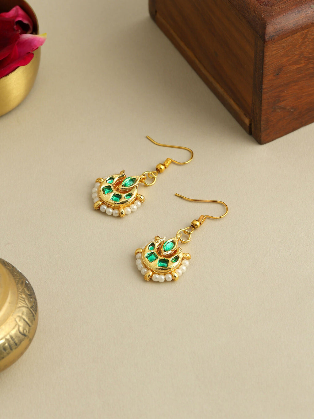 Ruby Raang Suhana Chand Earring | Grab2Buy