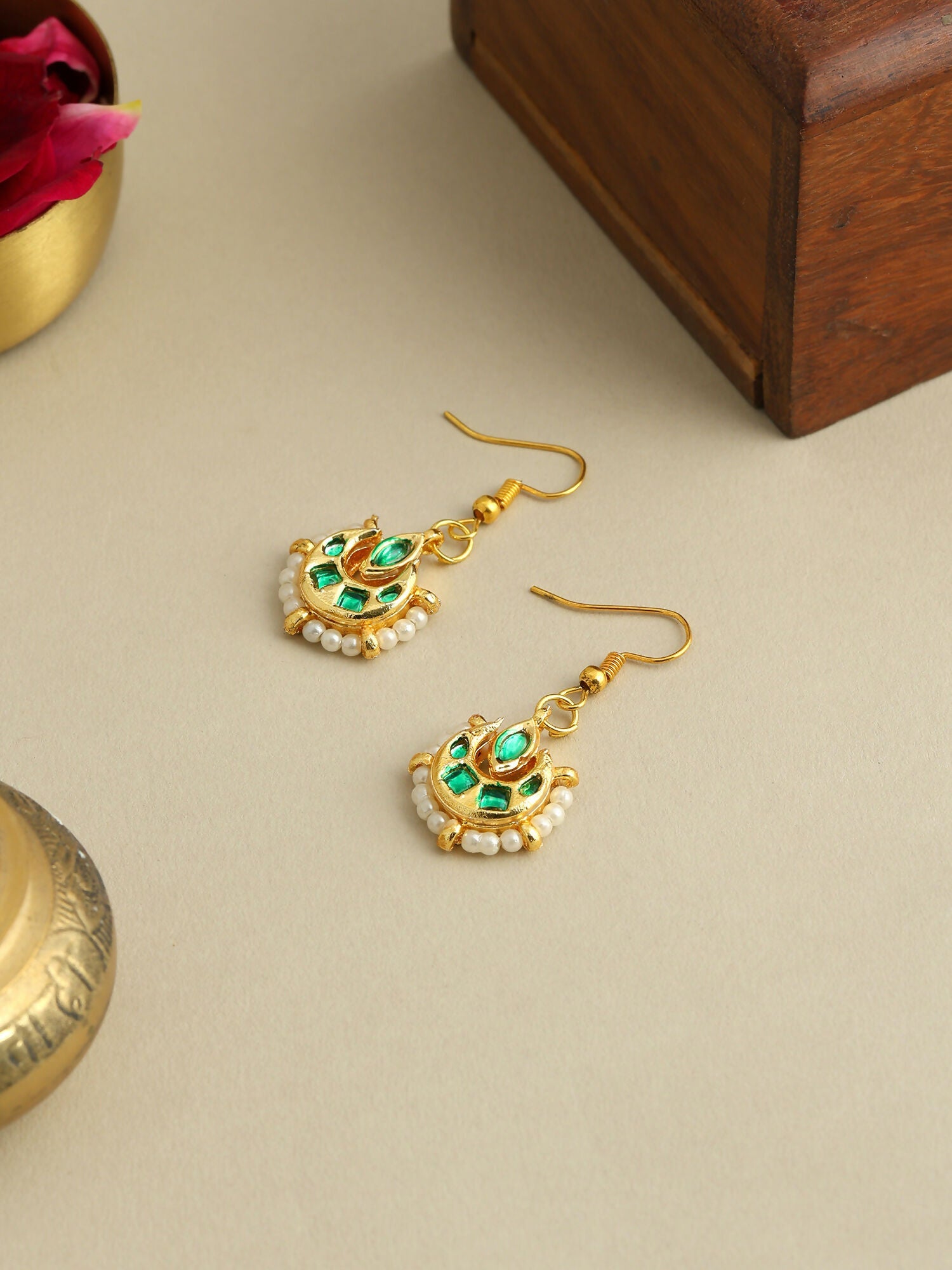 Ruby Raang Suhana Chand Earring | Grab2Buy