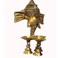 Puja N Pujari Ganesh Wall Hanging Three Diya Oil Lamp | Grab2Buy