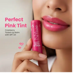 NY Bae Cranberry Tinted Lip Balm with SPF 22 Rich Berry Pink Tint