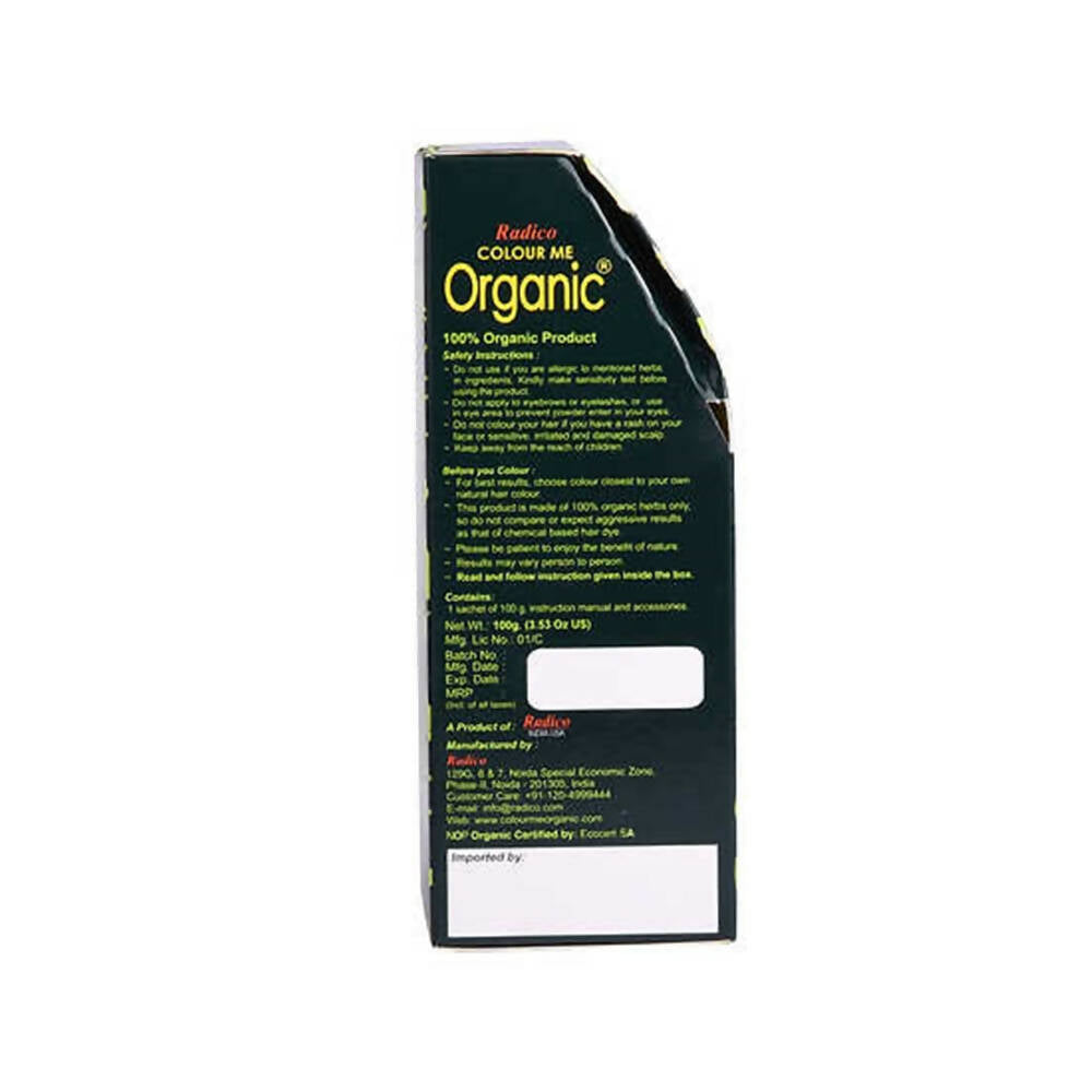 Radico Organic Hair Colour-Soft Black | Grab2Buy