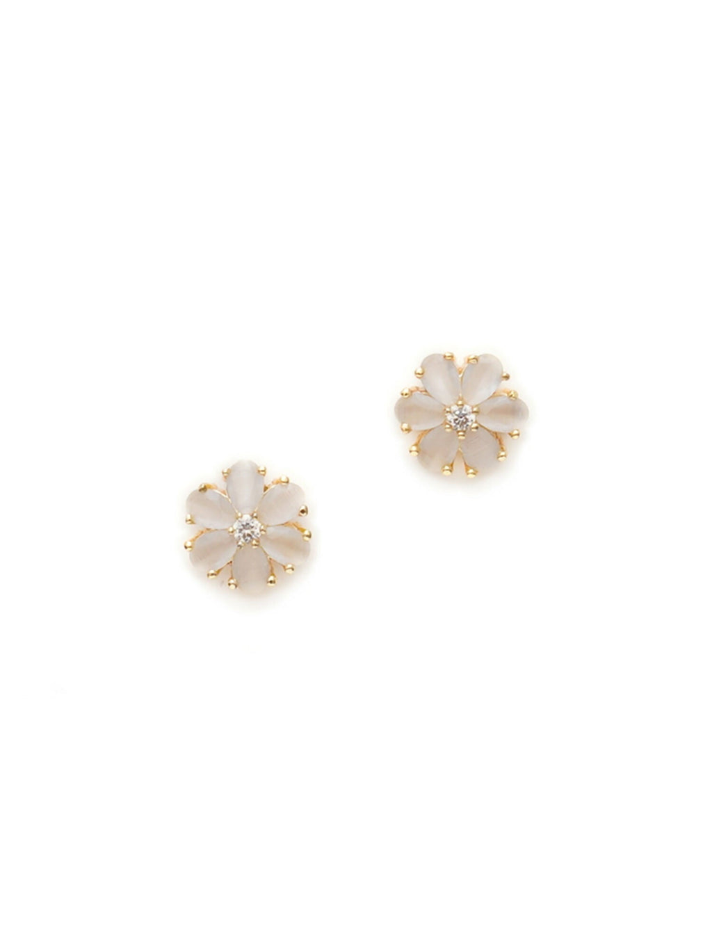 stone stud (white) - Ruby Raang | Grab2Buy