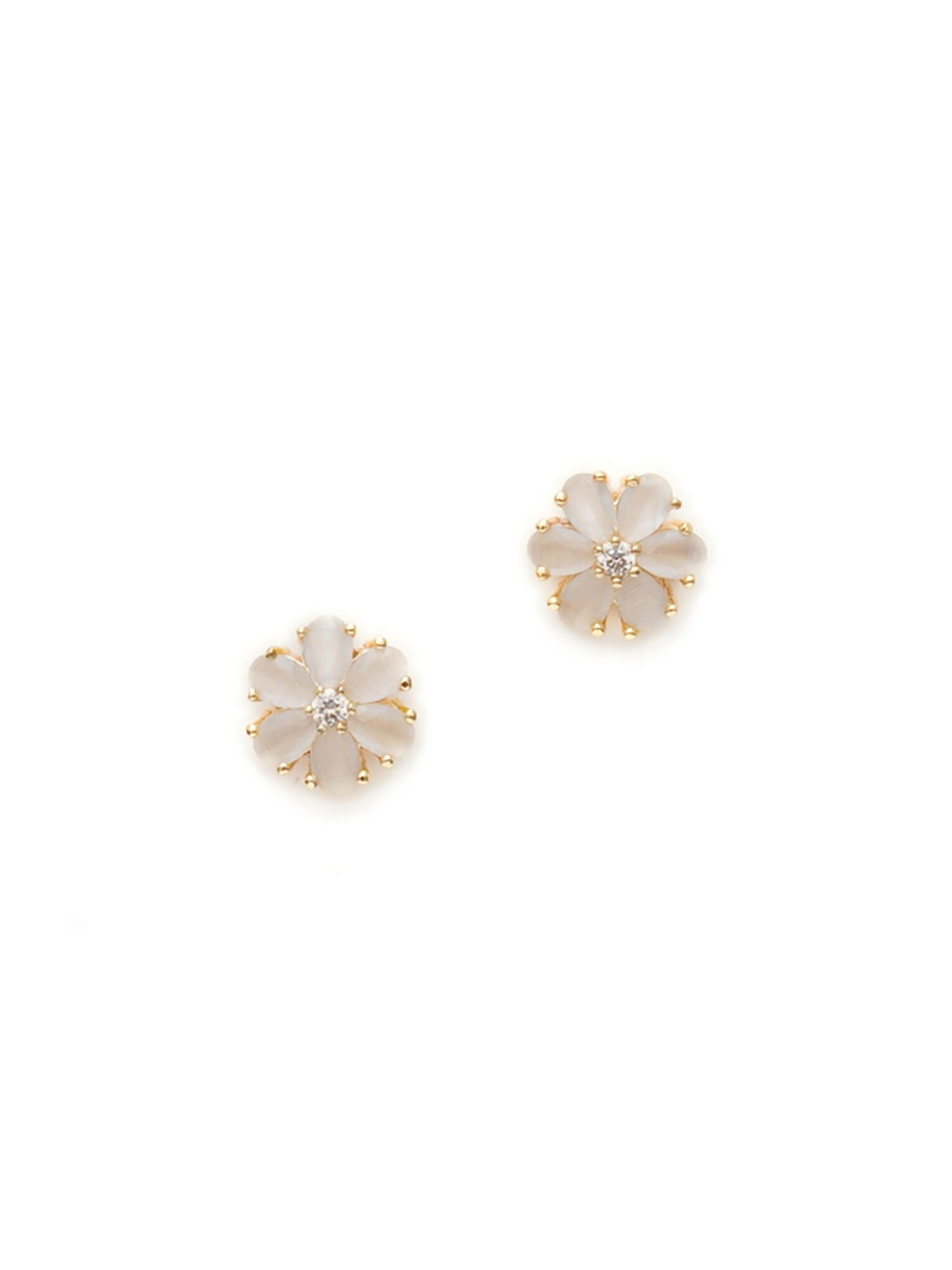 stone stud (white) - Ruby Raang | Grab2Buy