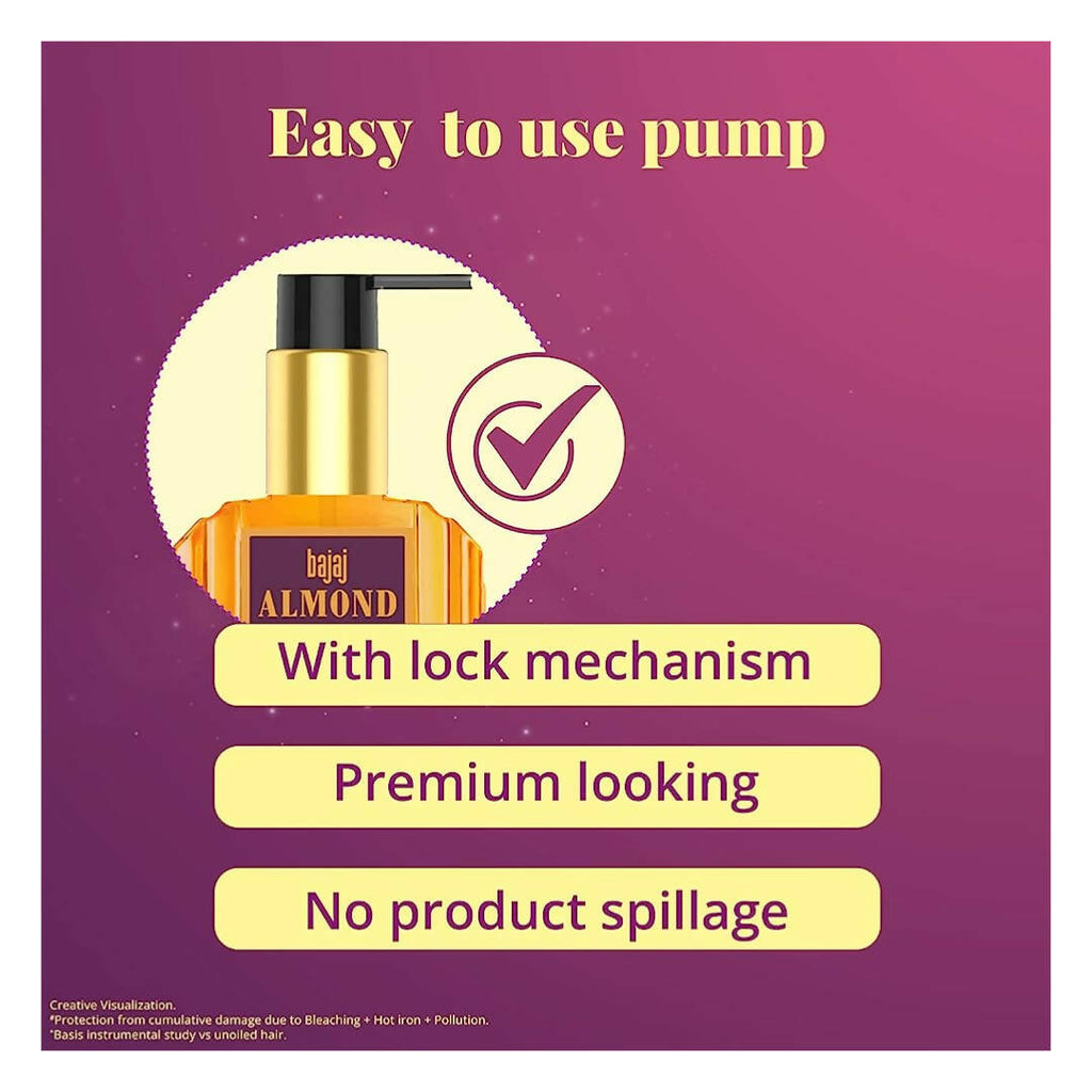 Bajaj Almond Drops Almond + Argan Hair Oil | Grab2Buy