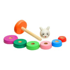Matoyi Wooden Rainbow Cat Stacker | Grab2Buy