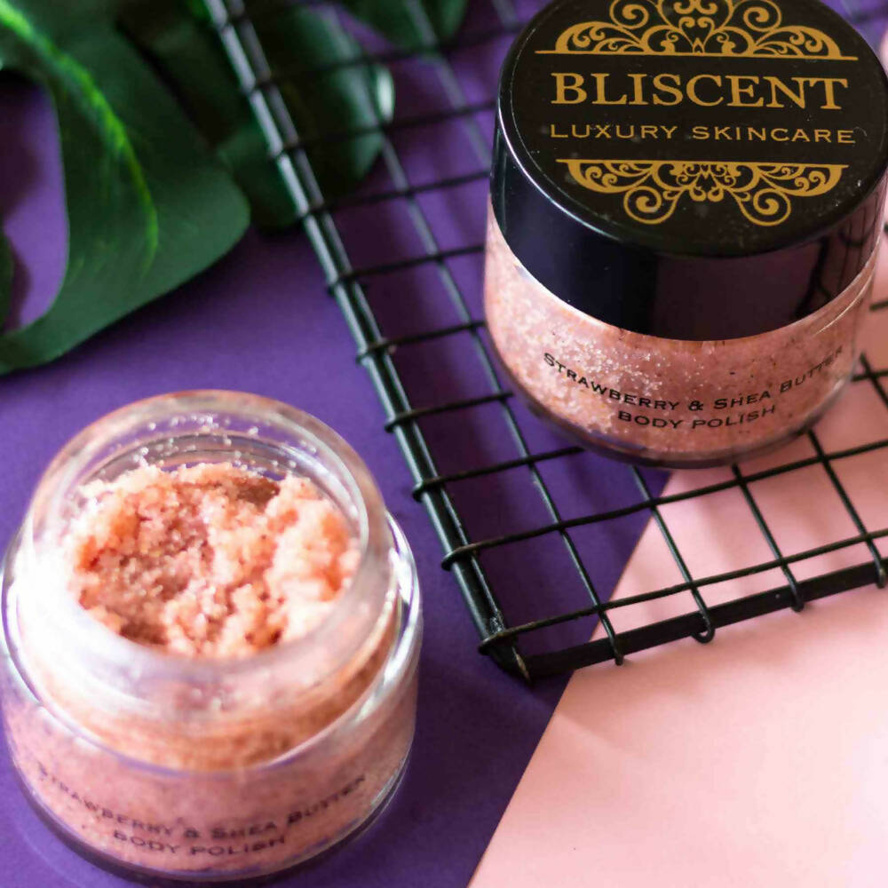 Bliscent Strawberry & Shea Butter Body Polish | Grab2Buy