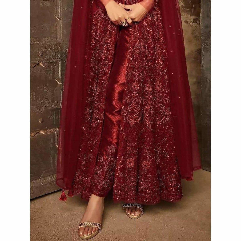 Maisha 7204 hit design on net fabric | Grab2Buy